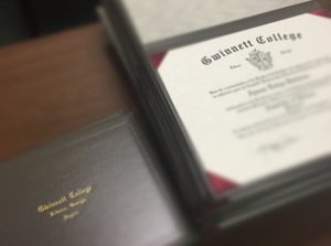 Diploma from Gwinnett College